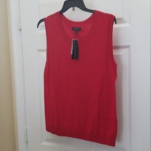 NWT Red Sweater Vest